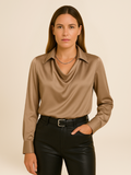 Remi | Women's Cowl Neck Blouse