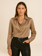 Remi | Women's Cowl Neck Blouse