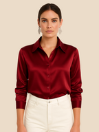 Scarlette | Satin Blouse for Women